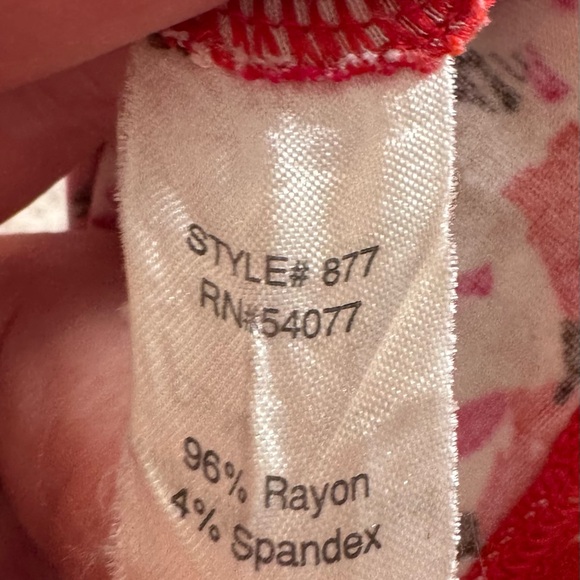 CAbi Red and White Floral Dress - Picture 7 of 7